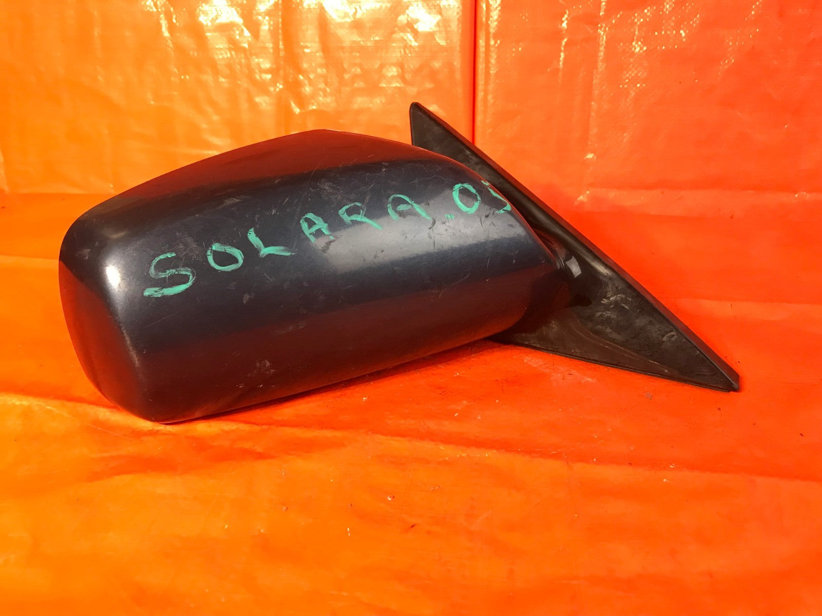 OEM 2005 05 TOYOTA SOLARA PASSENGER RIGHT SIDE VIEW MIRROR   DARK BLUE COLOR3
