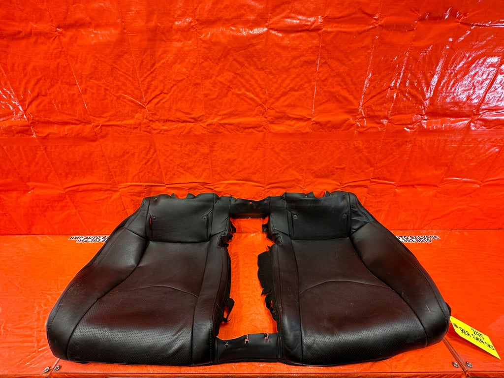 08 09 INFINITI G37 COUPE SPORT REAR LOWER SEAT BLACK LEATHER COVER SKIN OEM 2454