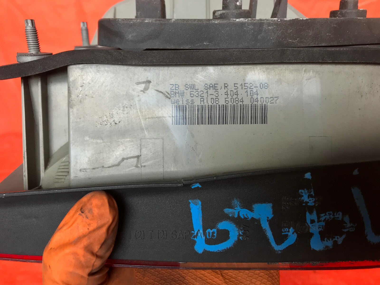 OEM 2004 2005 2006 BMW X3 PASSENGER RIGHT OUTER TAIL LIGHT LAMP 04 05 06 R RH6