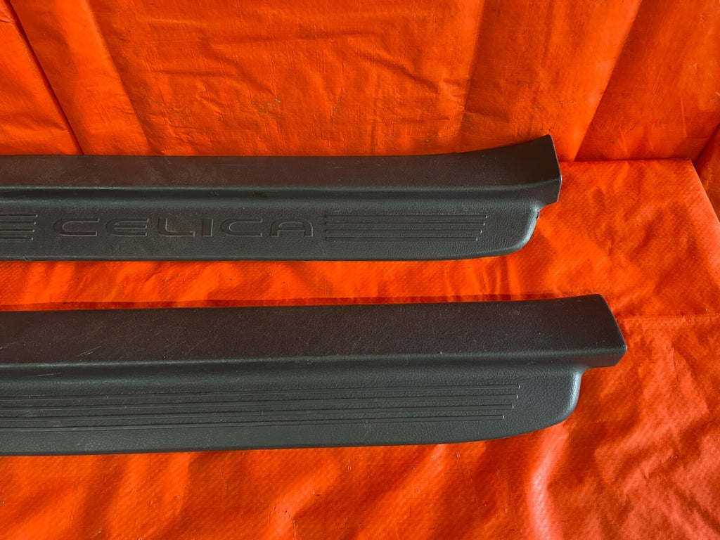 00 05 TOYOTA CELICA   DOOR SILL SCUFF PLATE FLOOR PILLAR SET LEFT RIGHT   OEM1