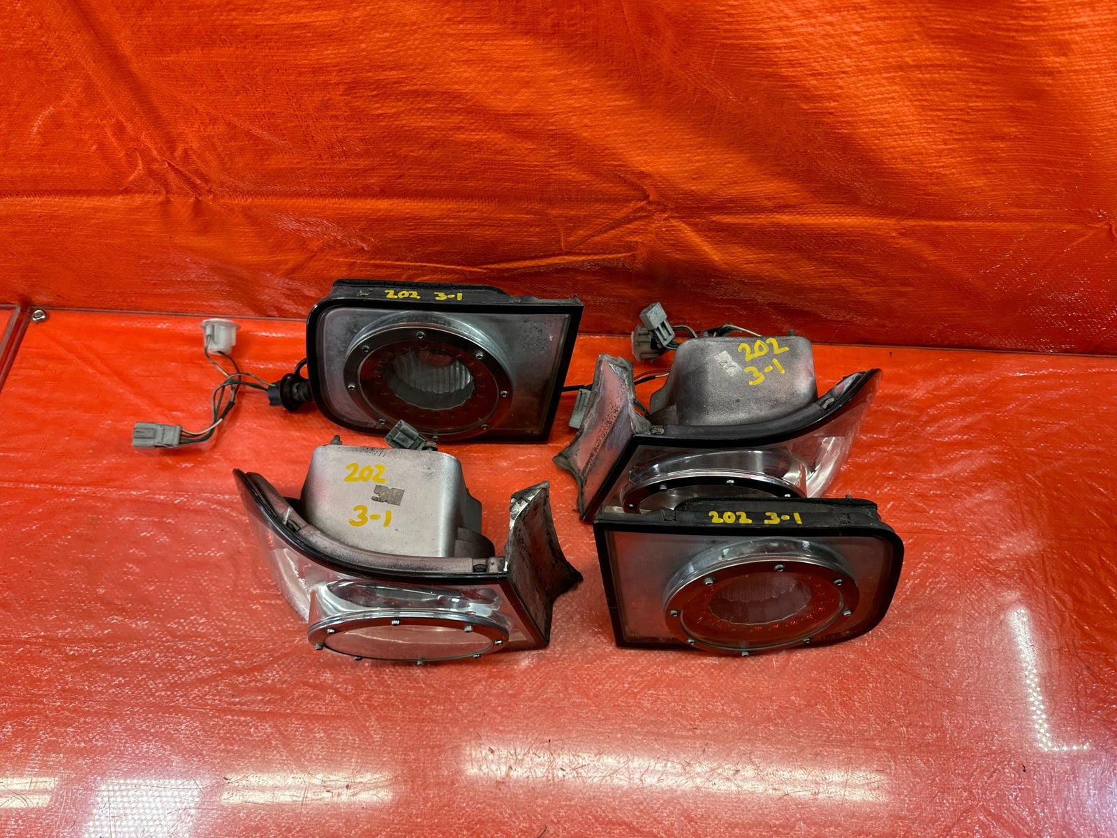 96 00 HONDA CIVIC COUPE   ALTEZZA TAIL LIGHTS / TAIL LAMPS   #20213