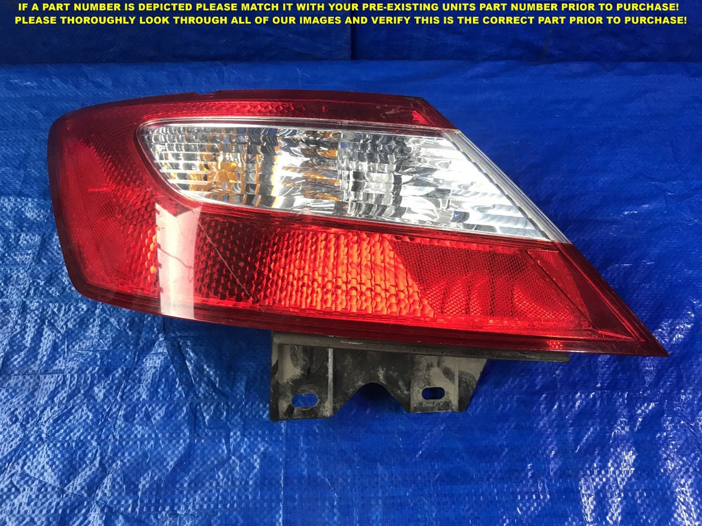 OEM 2006 2007 2008 HONDA CIVIC 2 DOOR COUPE ONLY DRIVER LEFT TAIL LIGHT FLAW0