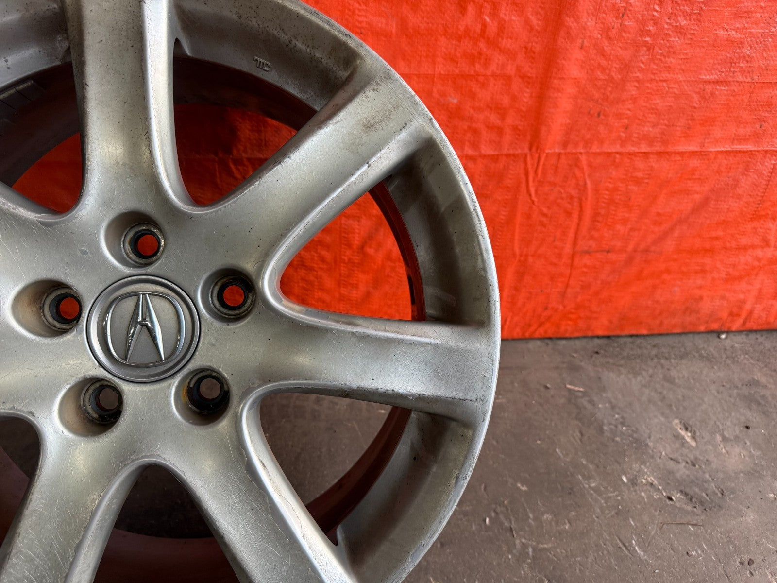 04 05 ACURA TSX   INDIVIDUAL SINGLE WHEEL RIM   7 SPOKE   OEM FACTORY #3245