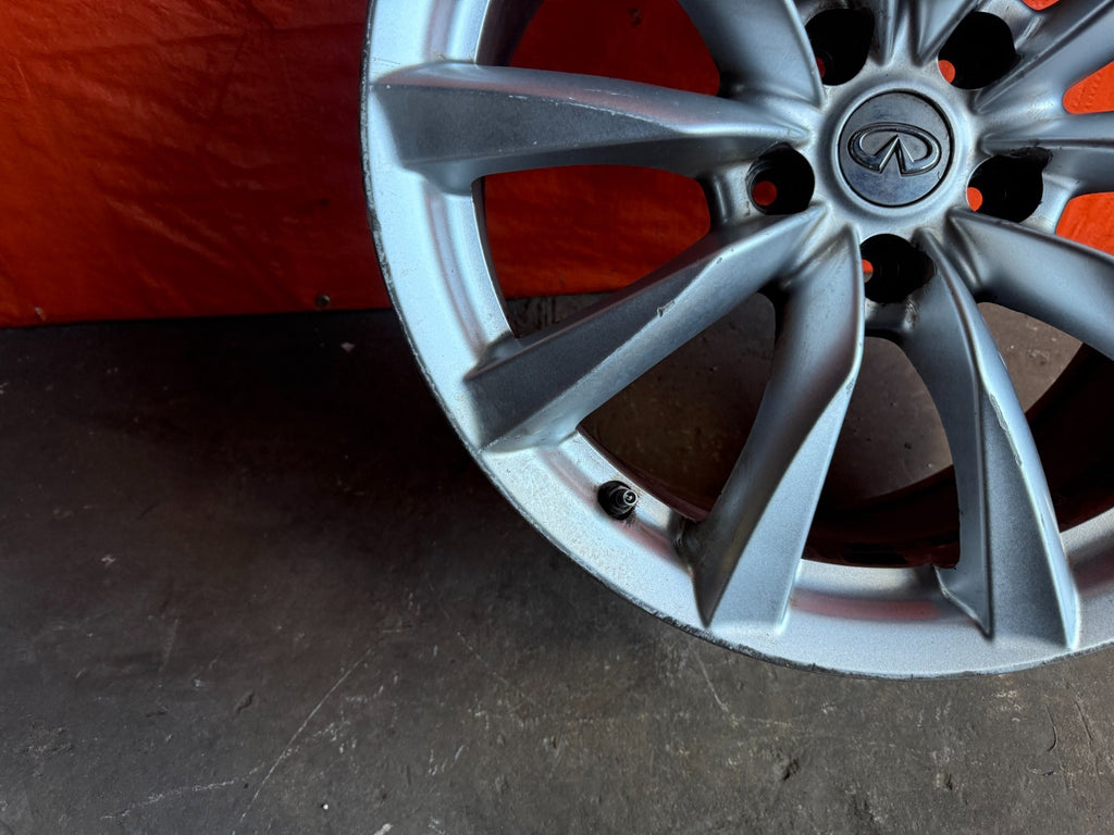 08 15 INFINITI G37 Q60   10 SPOKE   18 INCH   REAR WHEEL RIM   OEM #310 36