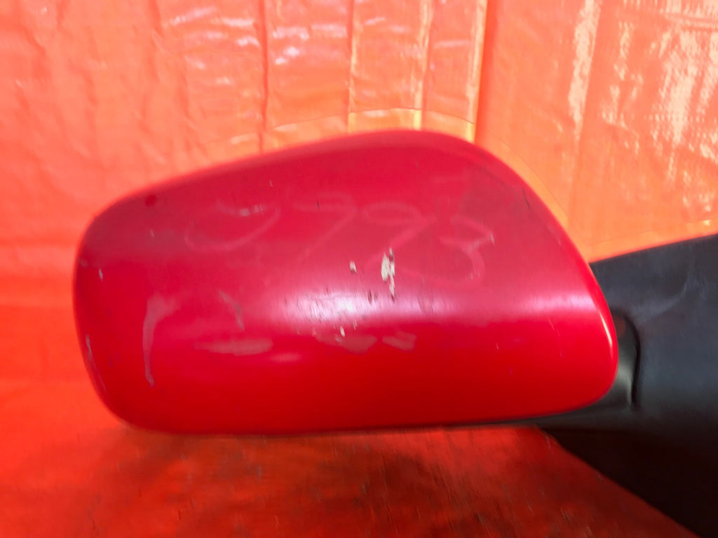 OEM 2011 11 TOYOTA YARIS HATCHBACK PASSENGER RIGHT SIDE VIEW MIRROR MANUAL RED1
