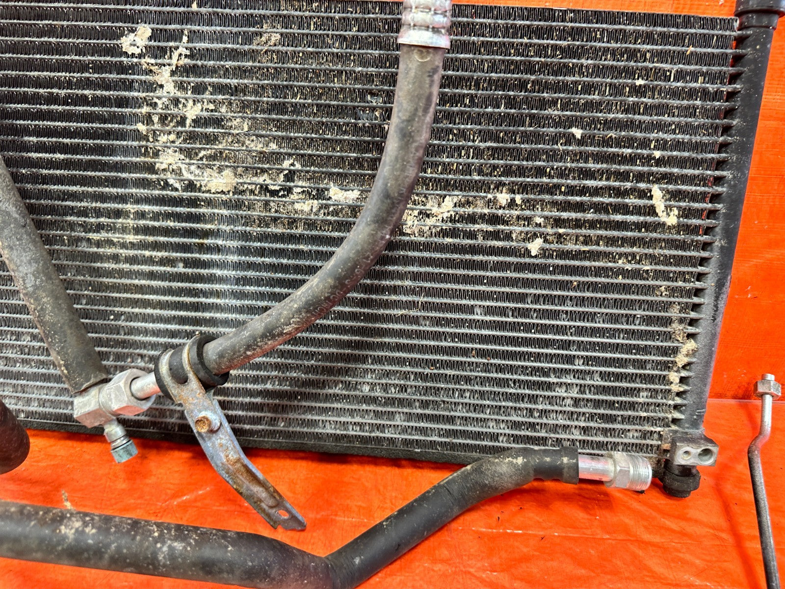 94 01 ACURA INTEGRA   AC LINE SET LINES PIPES HOSES W/ CONDENSER   OEM 3095