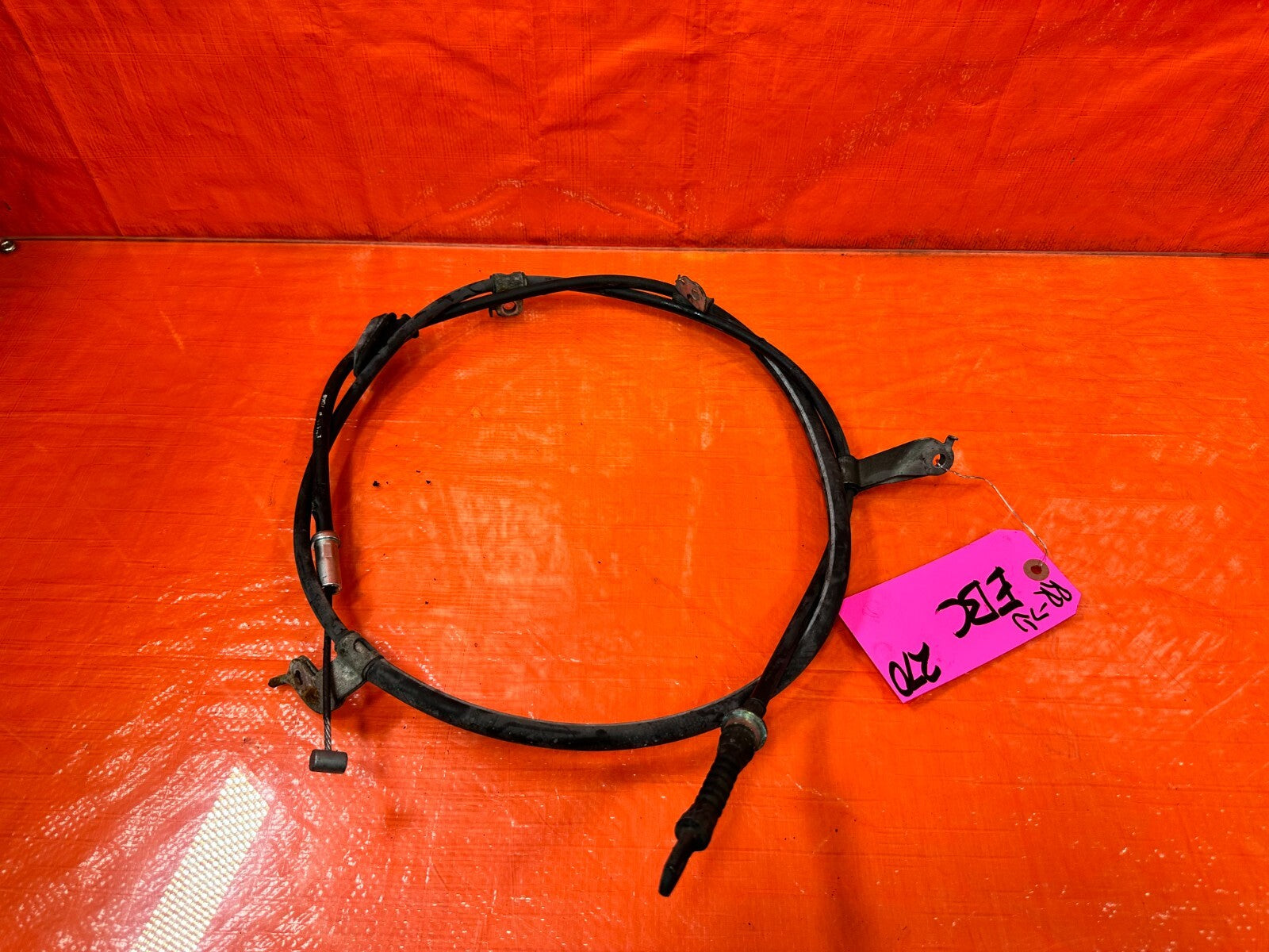 06 11 HONDA CIVIC SI   PASSENGER RIGHT REAR EMERGENCY BRAKE CABLE   OEM #2700