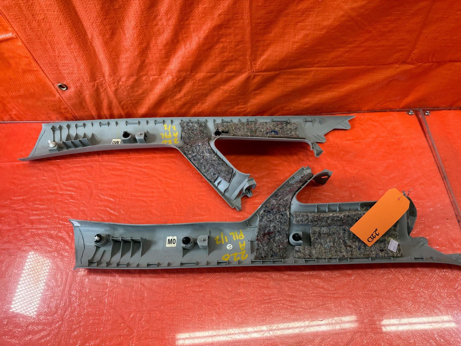 07 08 HONDA CIVIC SI SEDAN MODEL ONLY   A PILLAR SET LEFT RIGHT PILLARS OEM #2209