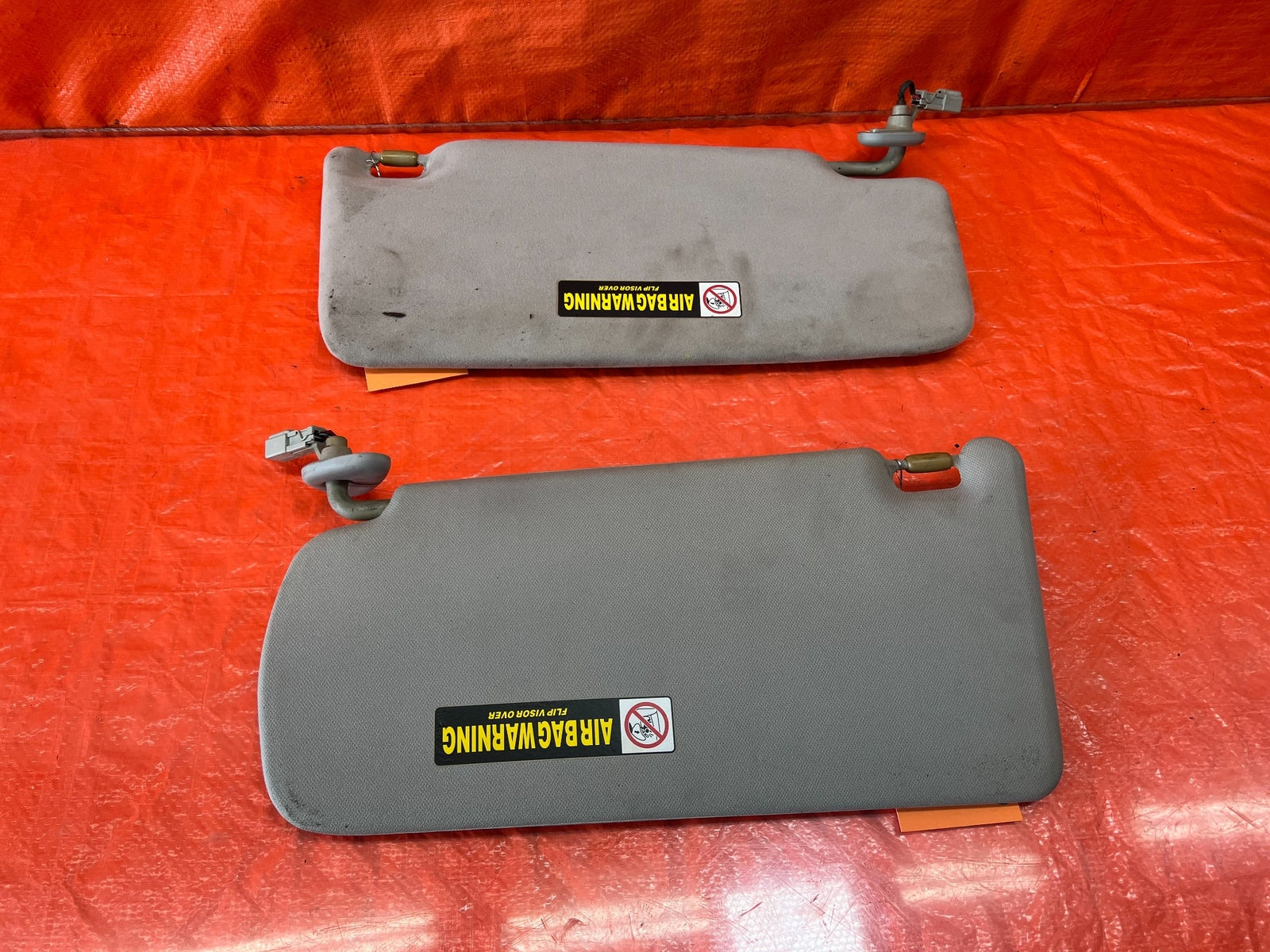 04 05 ACURA TSX   LEFT AND RIGHT SUN VISORS PAIR SET   OEM FACTORY OE #20912