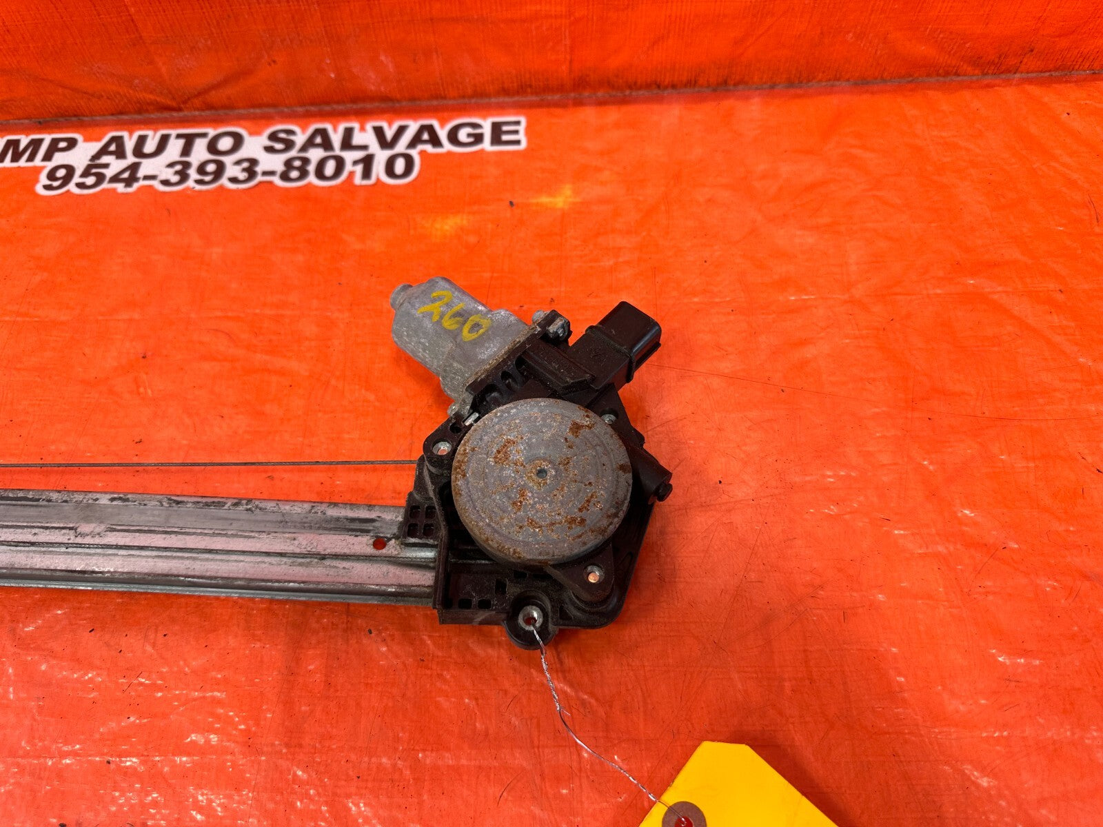 06 11 HONDA CIVIC SEDAN 4 DOOR PASSENGER RIGHT REAR WINDOW REGULATOR OEM #2605