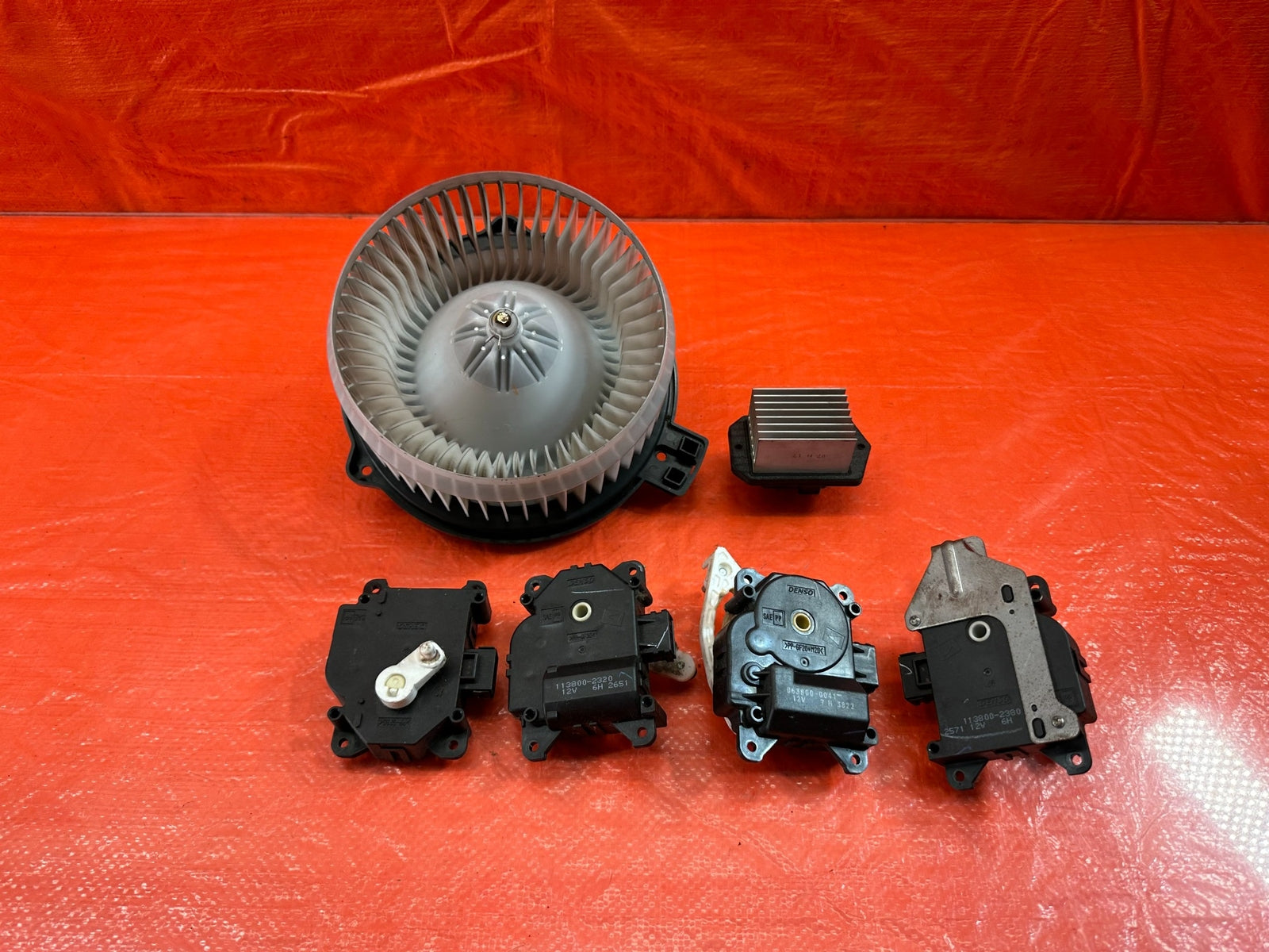 04 08 ACURA TSX   HVAC AIR CONDITIONING AC BLOWER MOTOR & RESISTOR KIT   OEM 19610