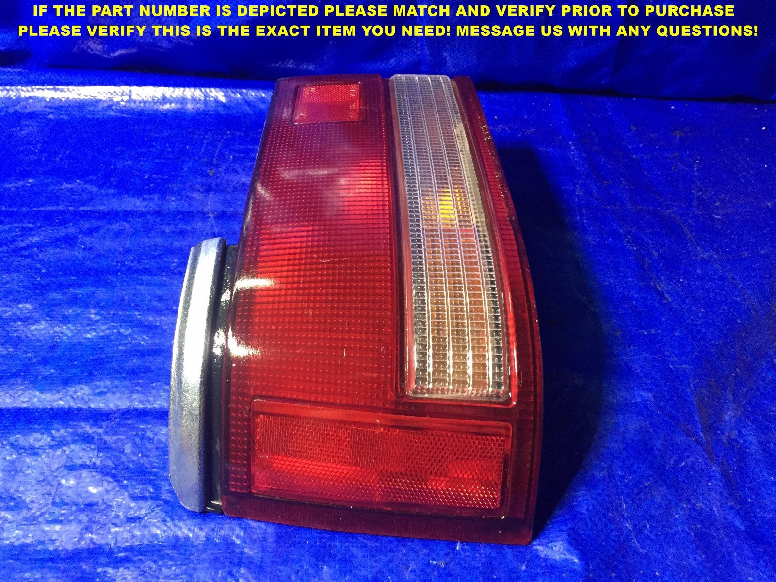 OEM 1988 1989 MAZDA 626 DRIVER LEFT TAIL LIGHT L LH 043 7846 88 89 L LH4