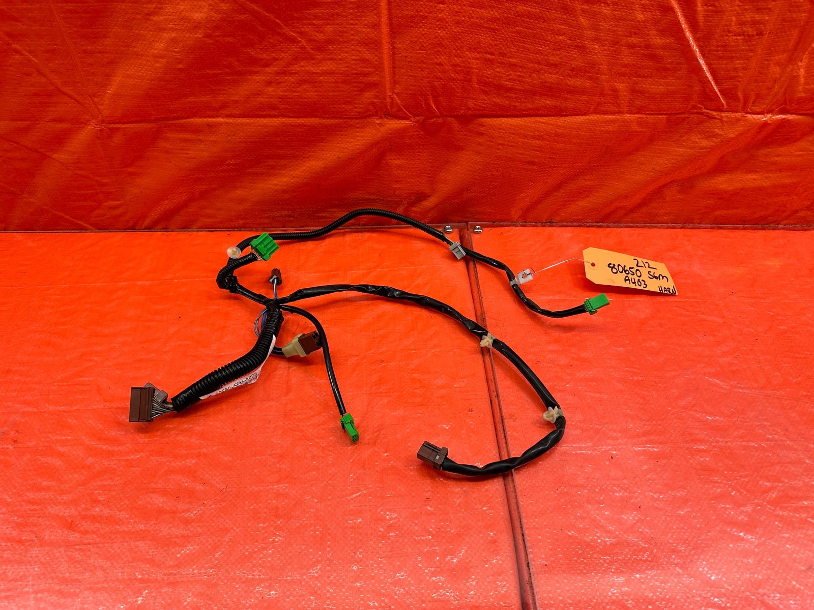 02 04 ACURA RSX HVAC AIR CONDITIONING AC SUB HARNESS   80650 S6M A40   OEM #2120
