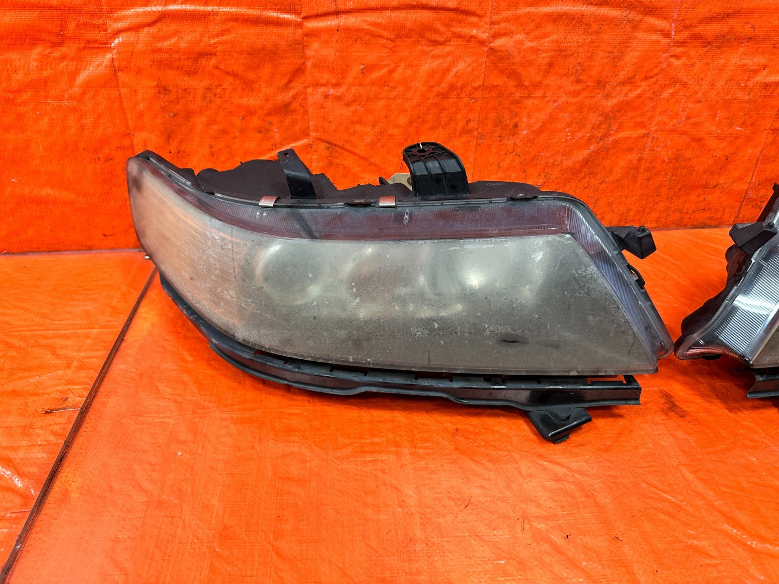 04 05 ACURA TSX LEFT & RIGHT HEADLIGHTS HEADLAMPS W/ BALLASTS  PIG TAILS OEM 3227
