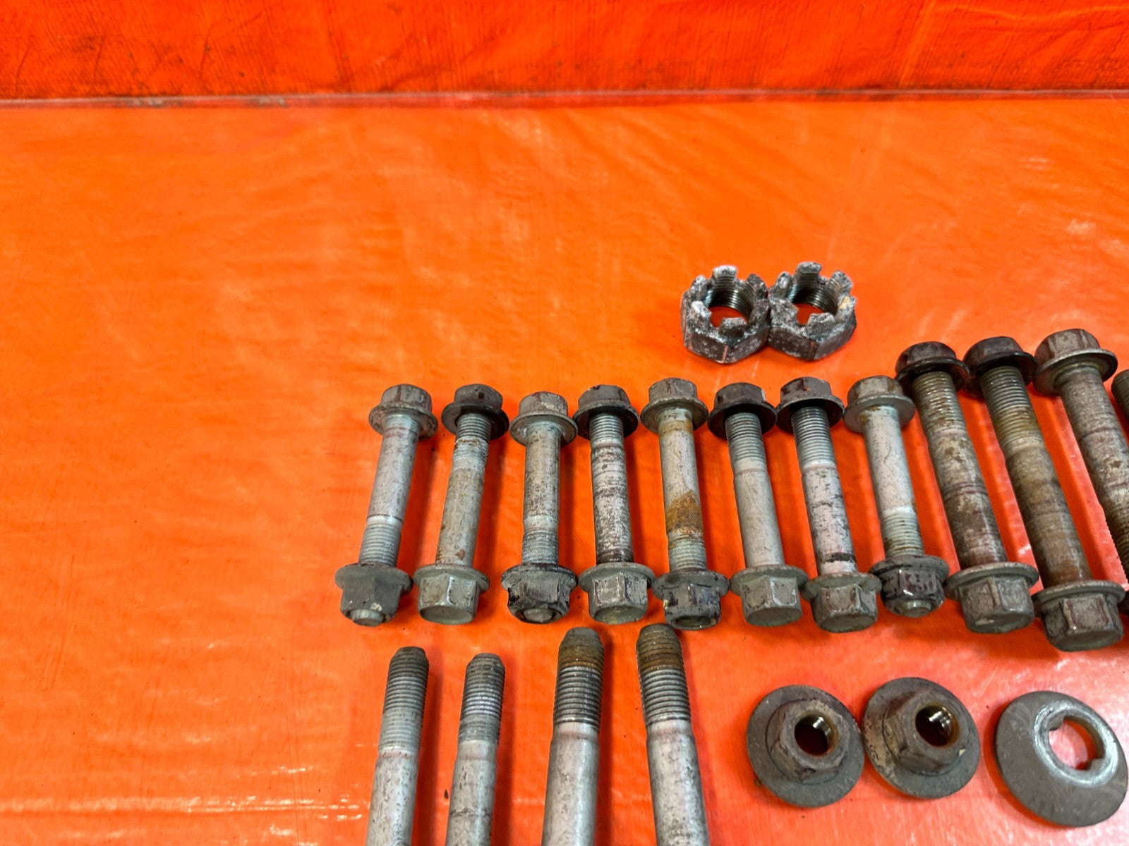 13 16 HYUNDAI GENESIS COUPE 3.8L   REAR TRAILING ARM CAMBER CASTER BOLTS #3186