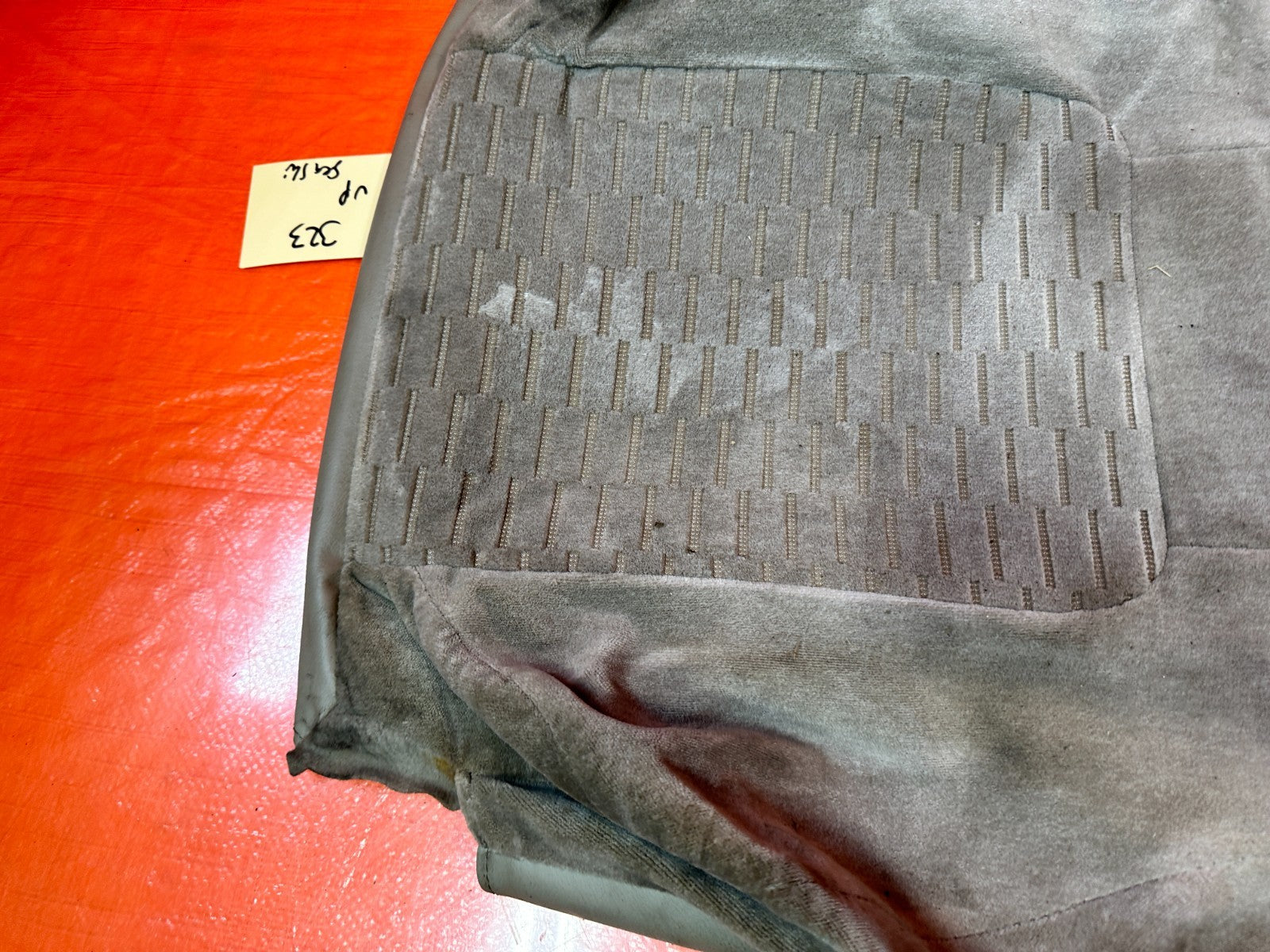 97 01 HONDA PRELUDE DRIVER LEFT FRONT UPPER SEAT SKIN WRAP  TAN OEM 3239
