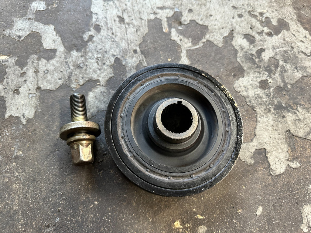 00 03 HONDA S2000 AP1 2.0L F20C ENGINE CRANKSHAFT HARMONIC BALANCER PULLEY BOLT0