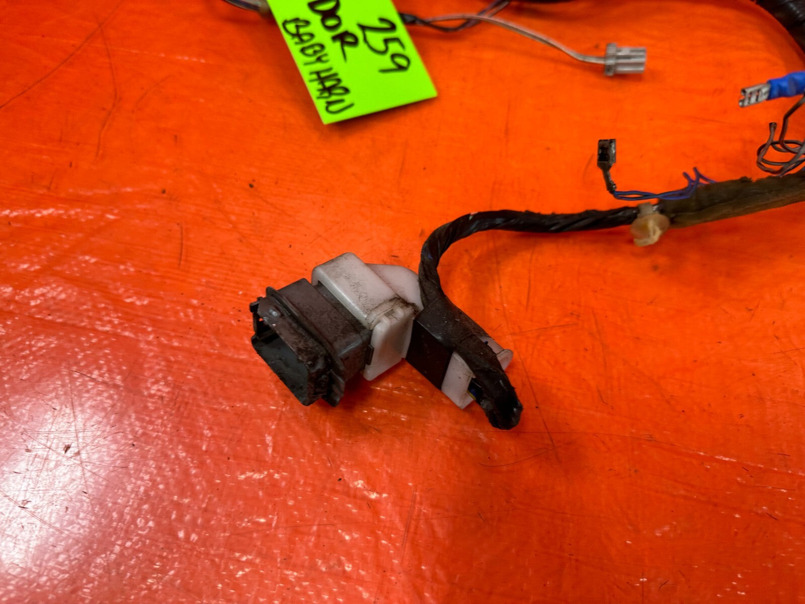 97 98 HONDA PRELUDE   PASSENGER RIGHT DOOR WIRING HARNESS WIRE LOOM   OEM #2595