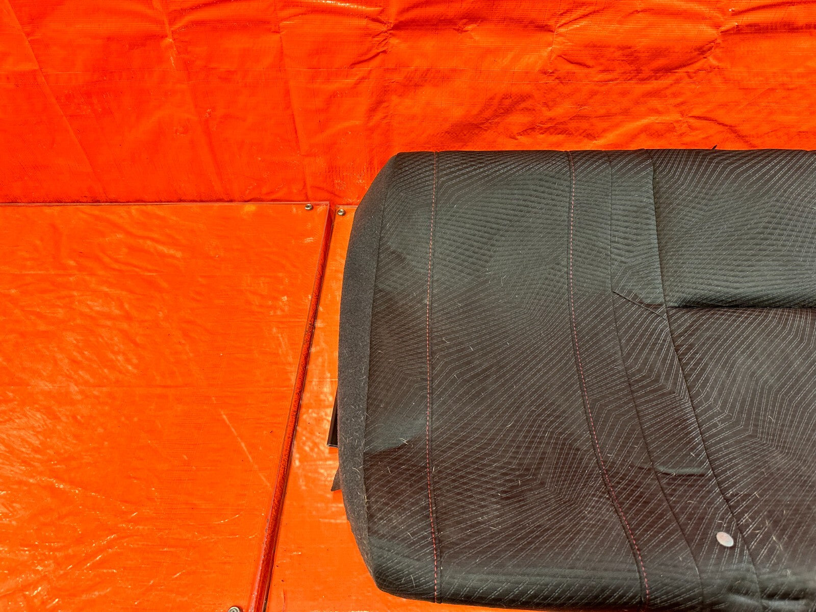 12 13 HONDA CIVIC SI 2D COUPE DRIVER LEFT REAR UPPER SEAT SKIN CLOTH FABRIC OEM10