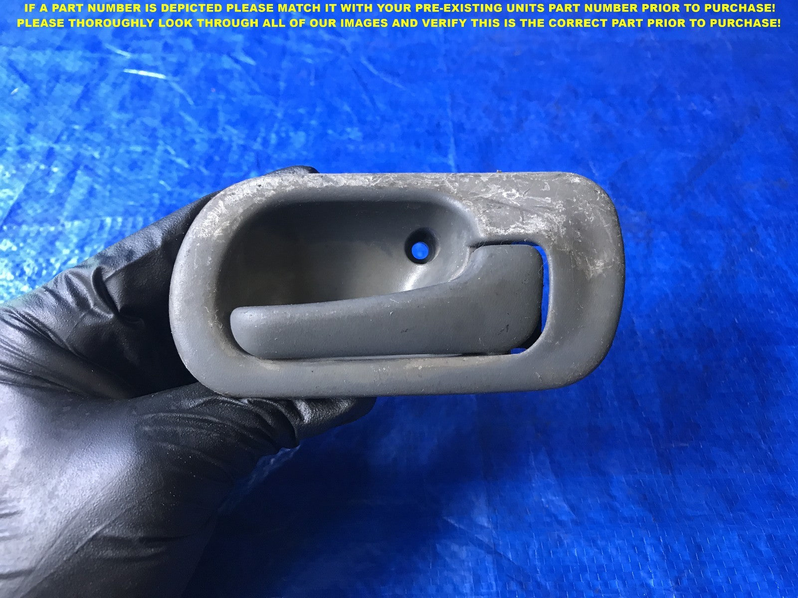 OEM 1996 1998 2000 HONDA CIVIC SEDAN PASSENGER RIGHT REAR INTERIOR DOOR HANDLE0