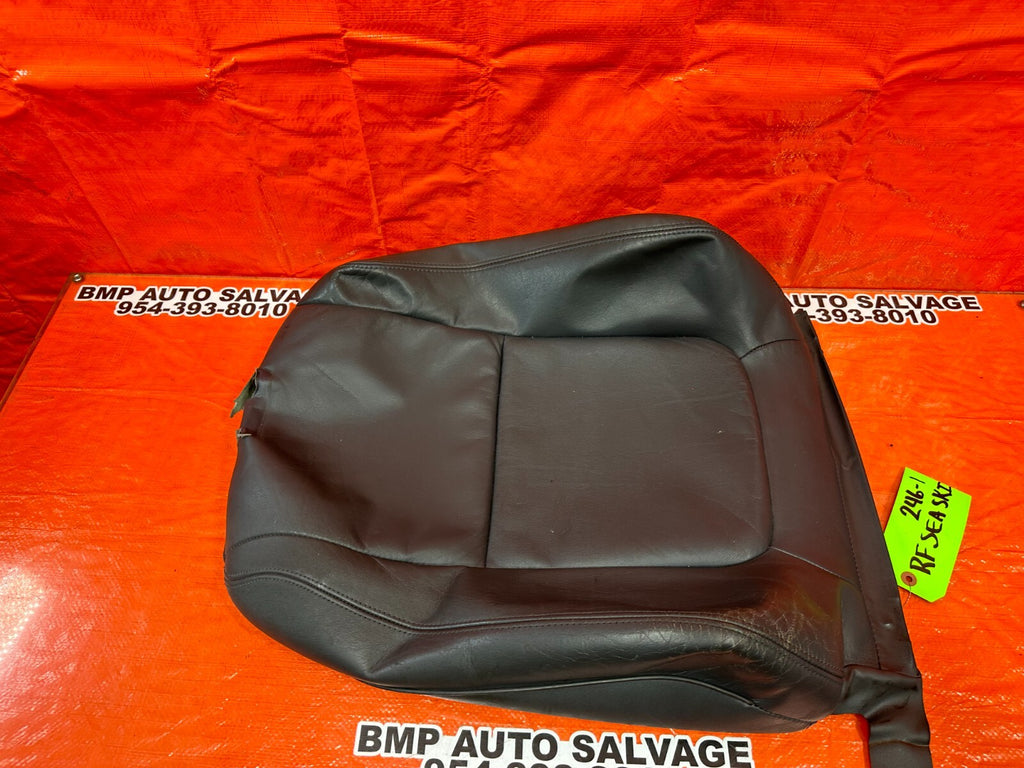 98 01 ACURA INTEGRA 2D GRAY PASSENGER RIGHT FRONT UPPER SEAT LEATHER SKIN OEM7