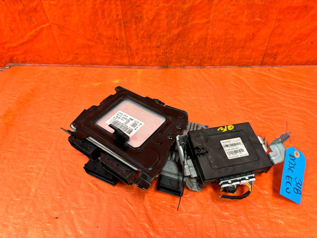 14 16 HYUNDAI GENESIS COUPE 3.8L   AUTOMATIC ECU W/ KEY BCM TCM   100% COMPLETE9