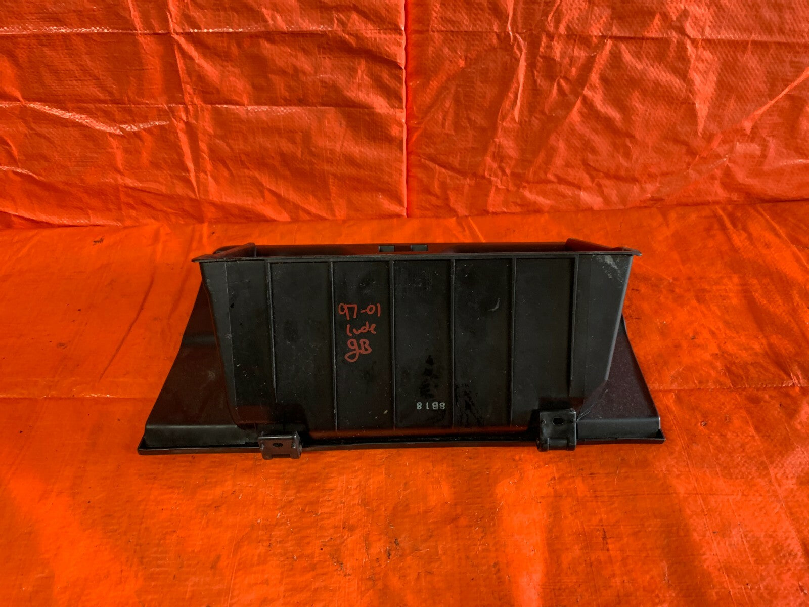 97 01 HONDA PRELUDE BASE   GLOVE BOX   BLACK   PASSENGER RIGHT   OEM OE FACTORY5