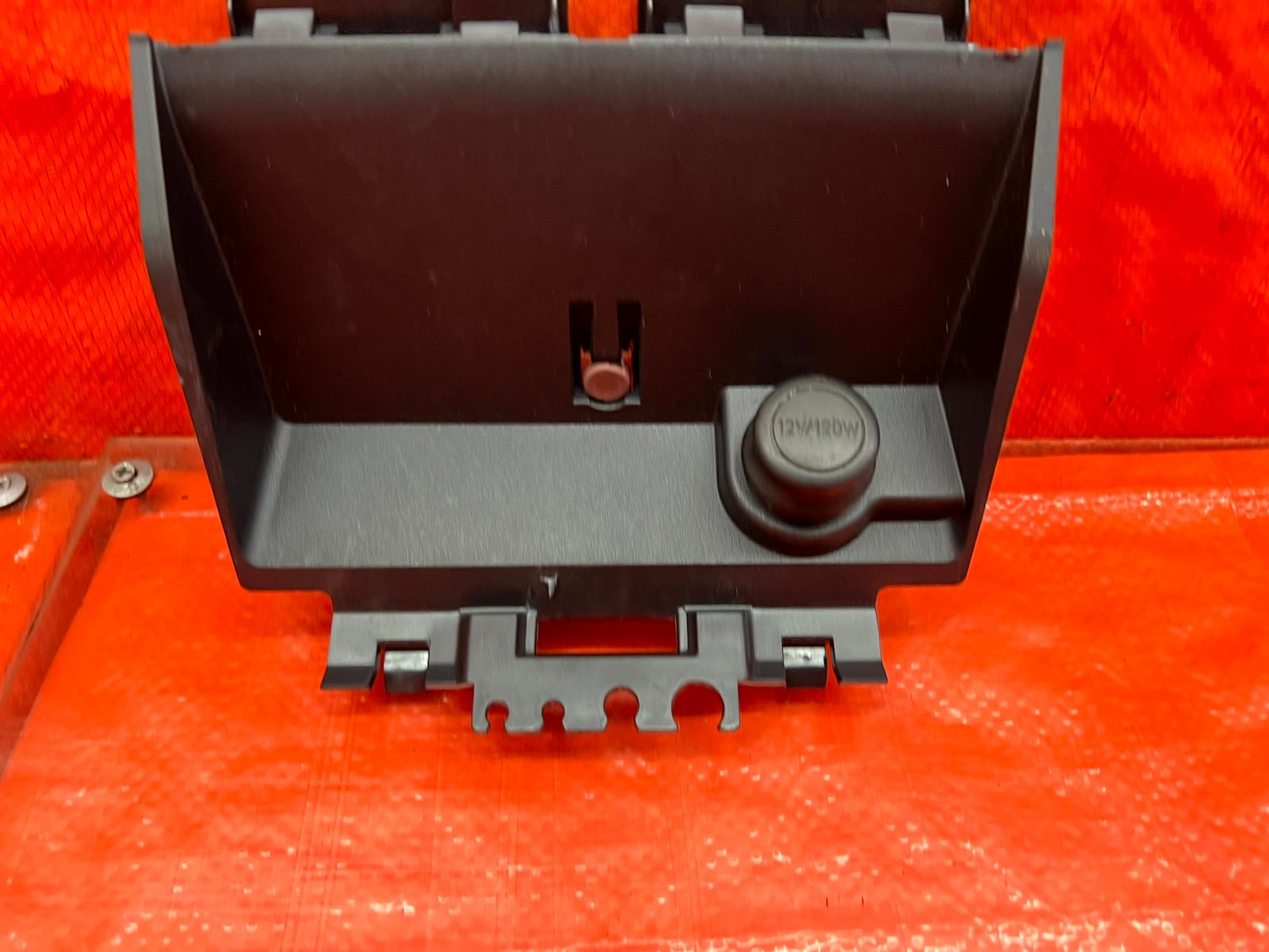 12 21 SUBARU WRX & STI SEDAN   CENTER CONSOLE TRIM TRAY PANEL W/ 12 V OEM #1705
