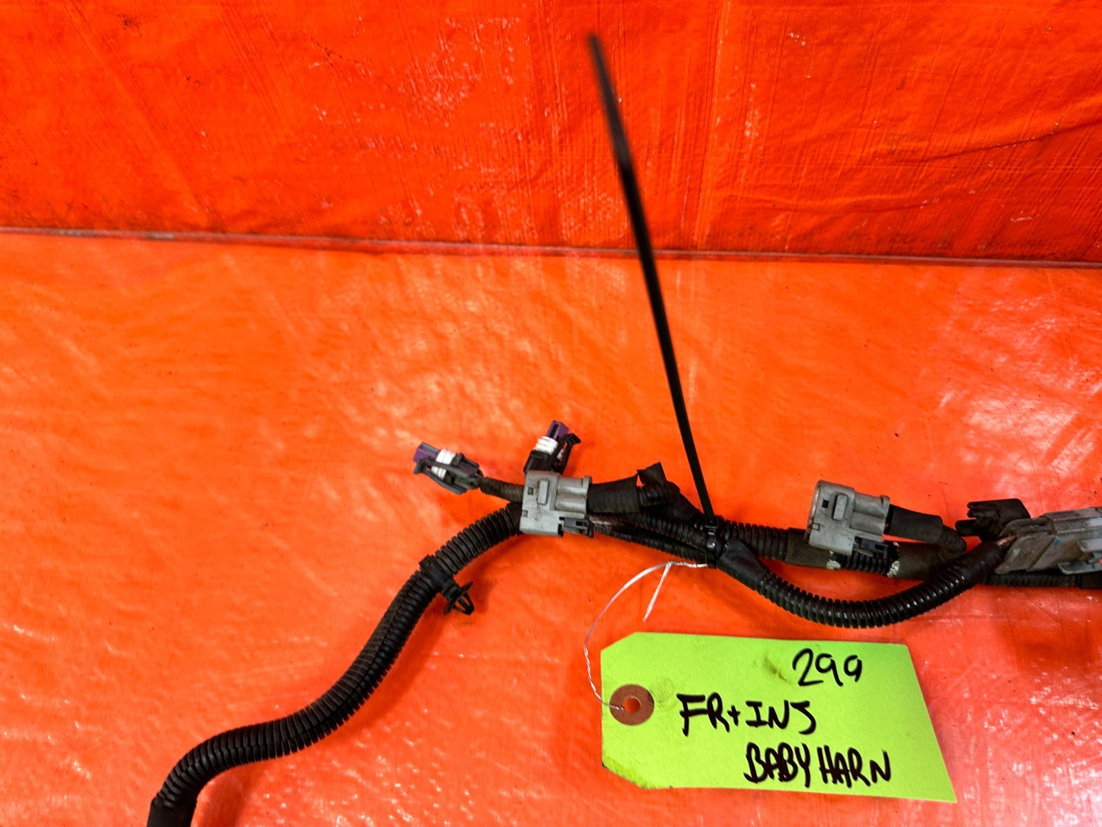 13 16 HYUNDAI GENESIS COUPE 3.8L   FUEL RAIL FUEL INJECTOR SUB WIRE HARNESS #2993