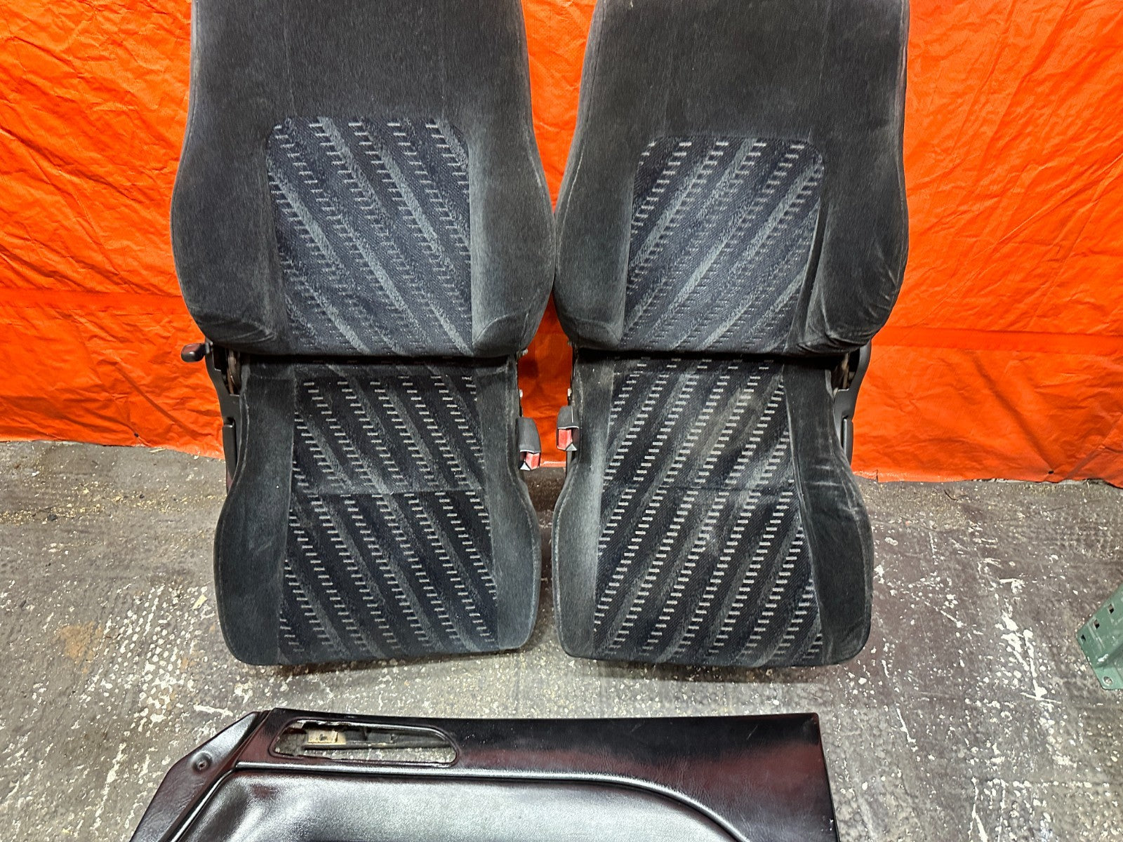 97 01 HONDA PRELUDE 2.2L HEATED FRONT SEATS DOOR PANELS WITH SWITCHES OEM #3356