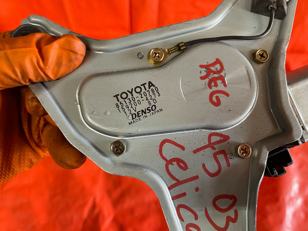 03 05 TOYOTA CELICA GT & GT S   REAR   WIPER MOTOR   85130 20780   OEM FACTORY4