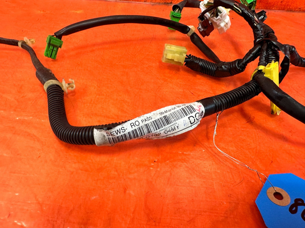 02 03 HONDA CIVIC SI EP3 HATCHBACK   AC BLOWER MOTOR HARNESS   OEM FACTORY #3082