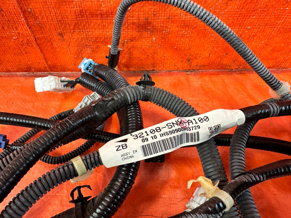 07 11 HONDA CIVIC SI SEDAN   REAR / TAIL LIGHT LAMP WIRING HARNESS WIRE LOOM 3074