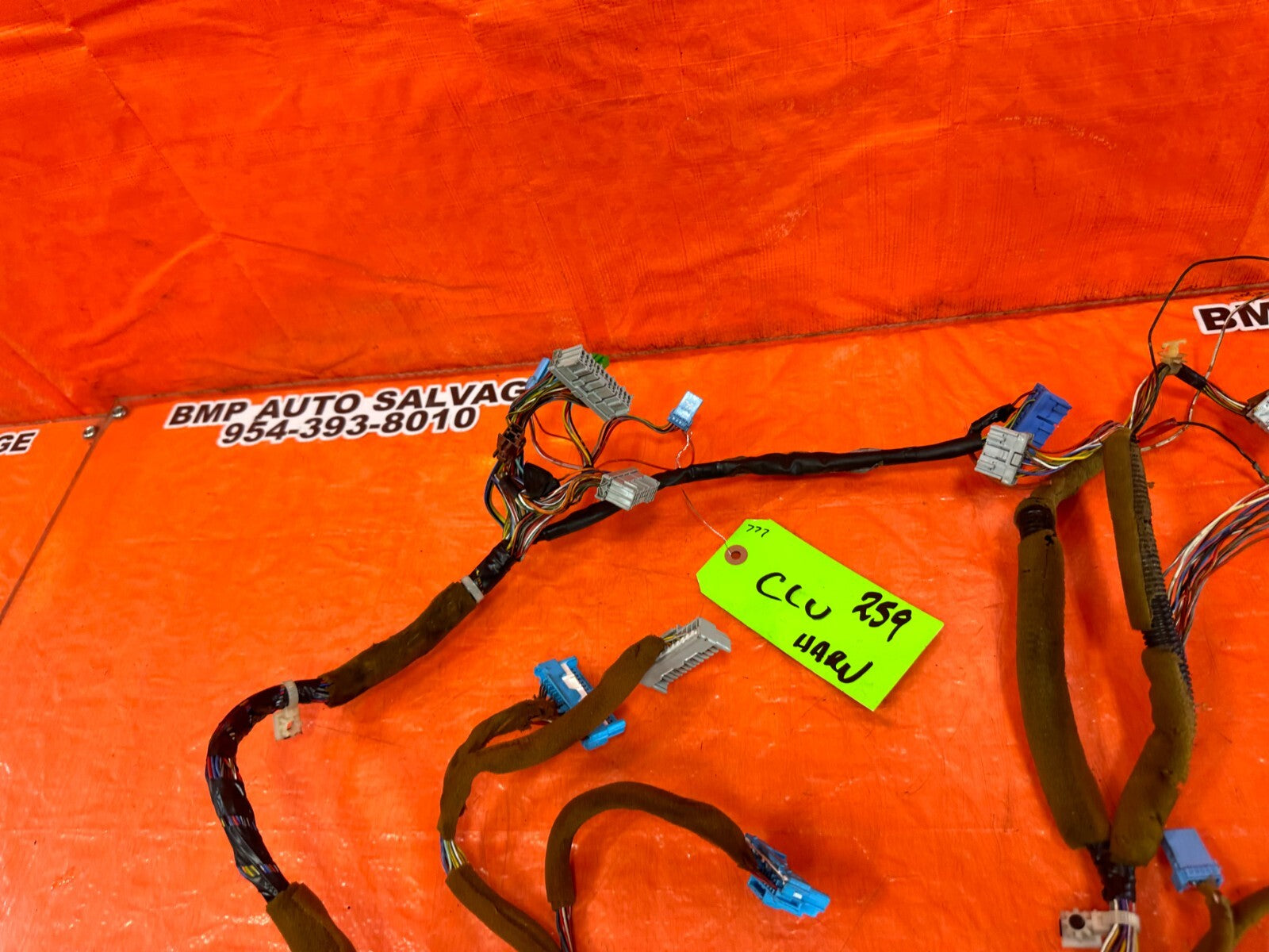 97 98 HONDA PRELUDE   INSTRUMENT GAUGE CLUSTER WIRING HARNESS WIRE LOOM OEM 2598