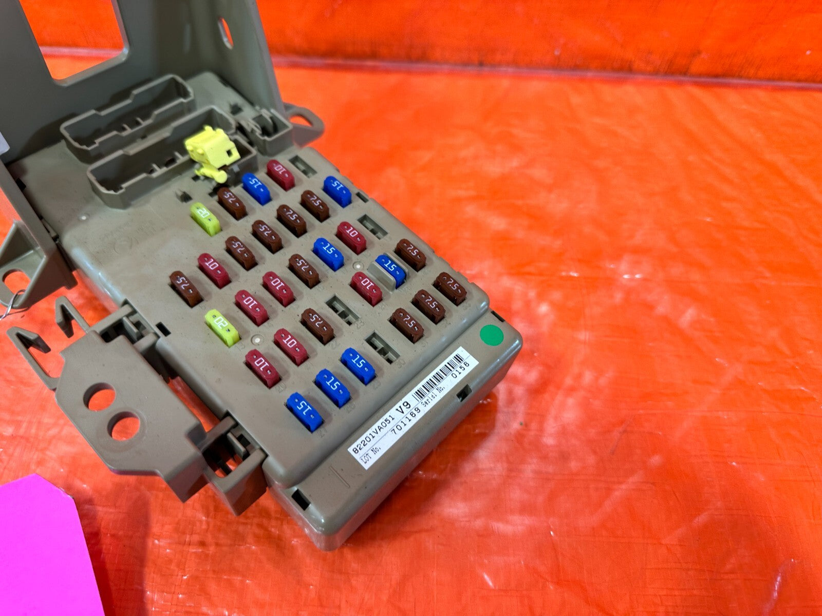 2017 SUBARU WRX STI   INTERIOR CABIN UNDER DASH FUSE BOX PANEL OEM FACTORY #2665