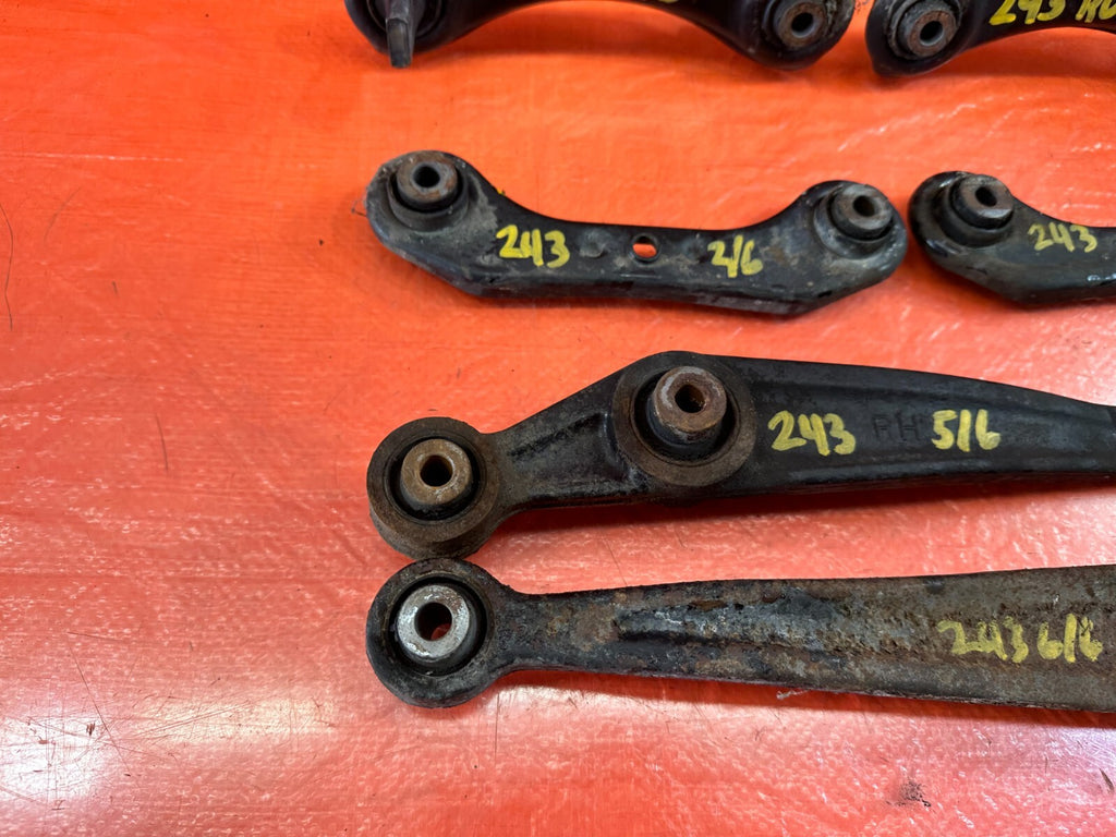 1989 89 HONDA CRX DX HF   REAR UPPER LOWER COMPENSATOR ARMS LEFT RIGHT OEM #2439