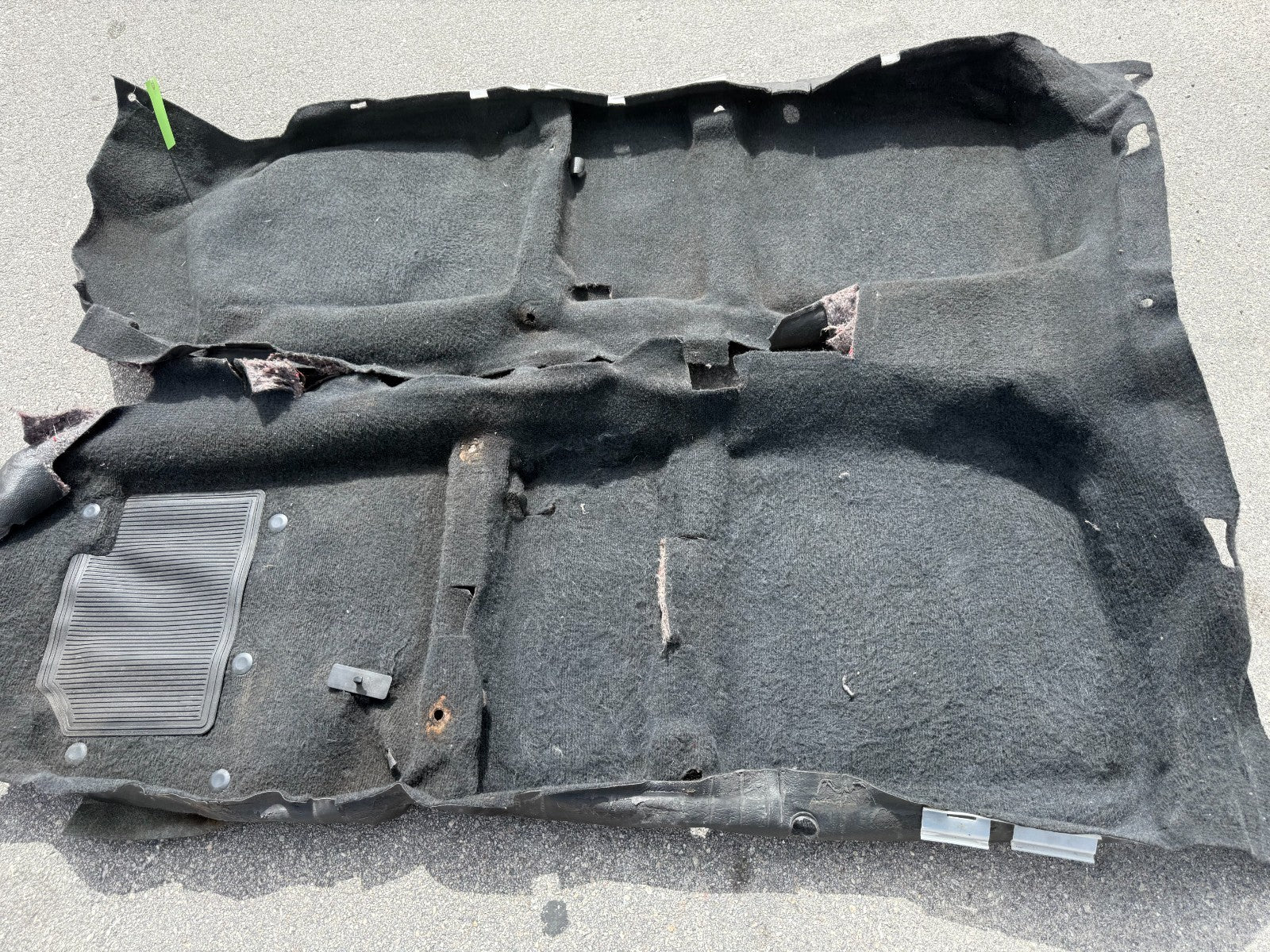 03 06 LANCER EVOLUTION VIII 8 EVO IX 9   INTERIOR FLOOR CARPET RUG MAT BLACK OEM5