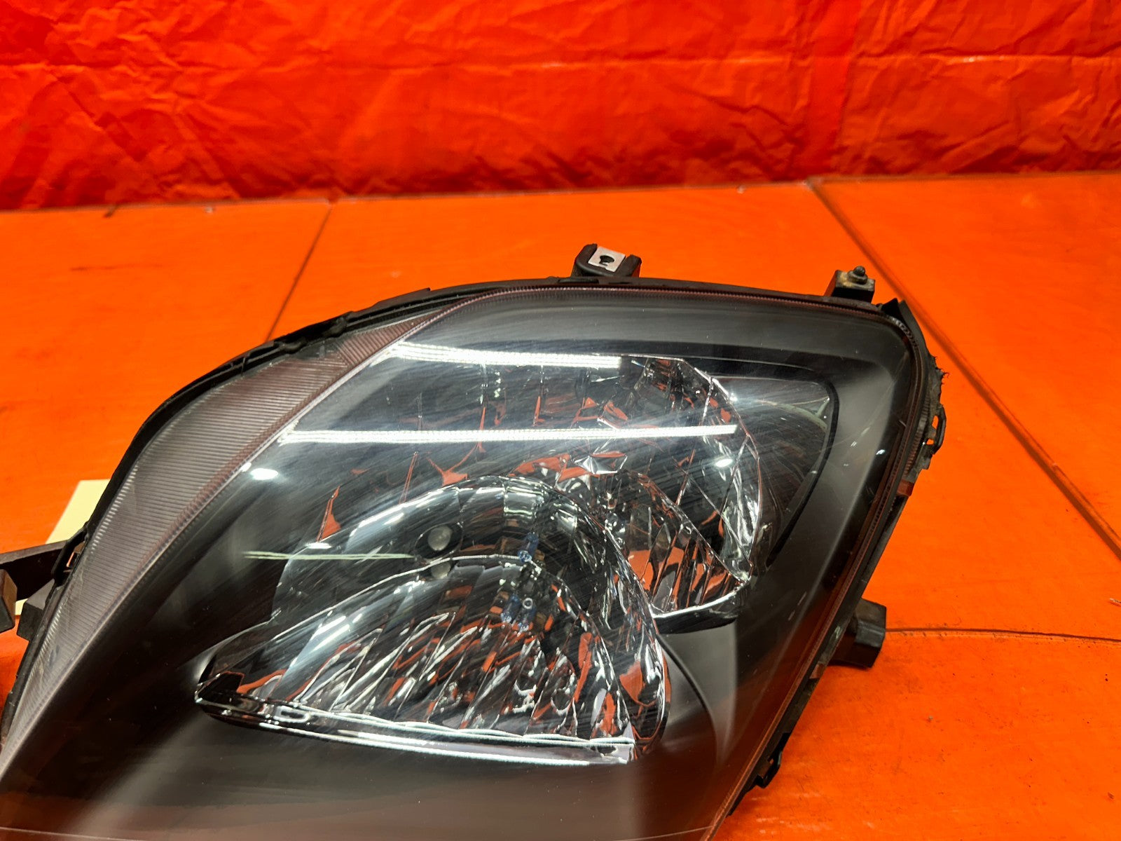 97 01 HONDA PRELUDE 2.2L BLACK HOUSING AFTERMARKET LEFT RIGHT HEADLIGHTS #3367