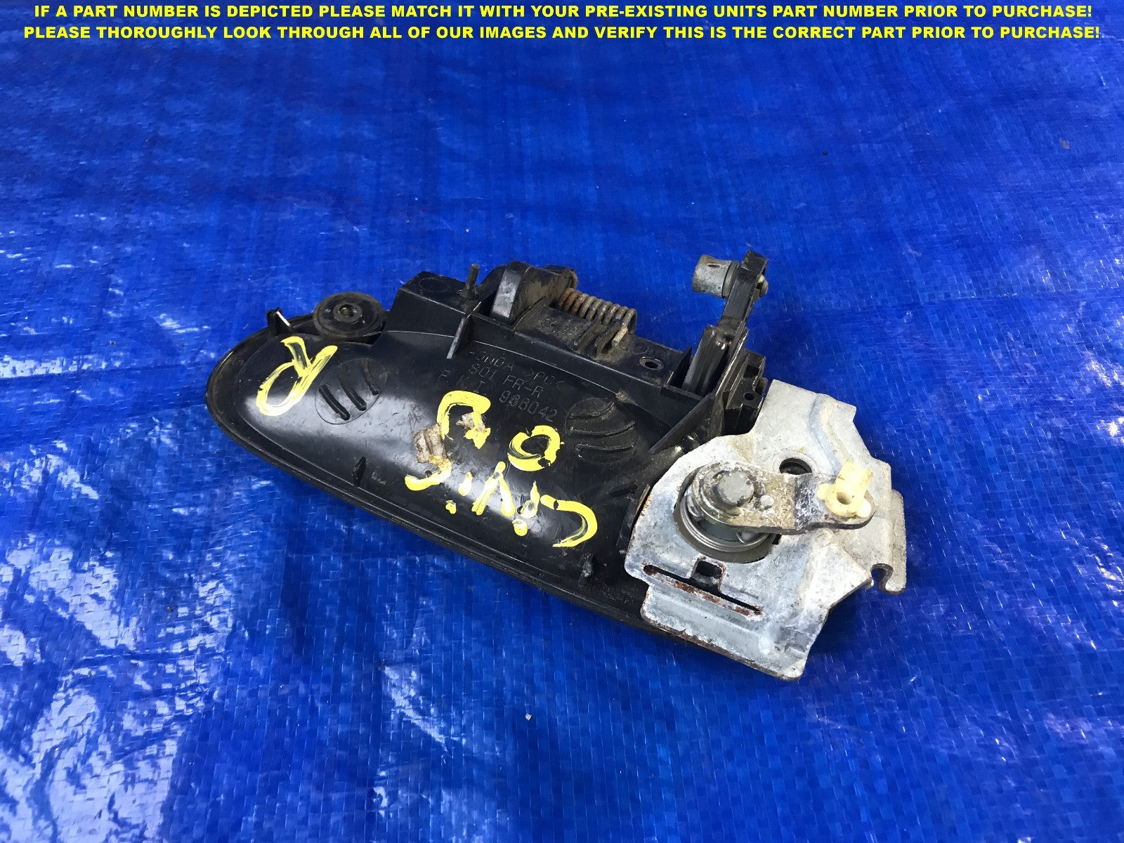 OEM 1997 1998 1999 2000 HONDA CIVIC PASSENGER RIGHT FRONT EXTERIOR DOOR HANDLE 1