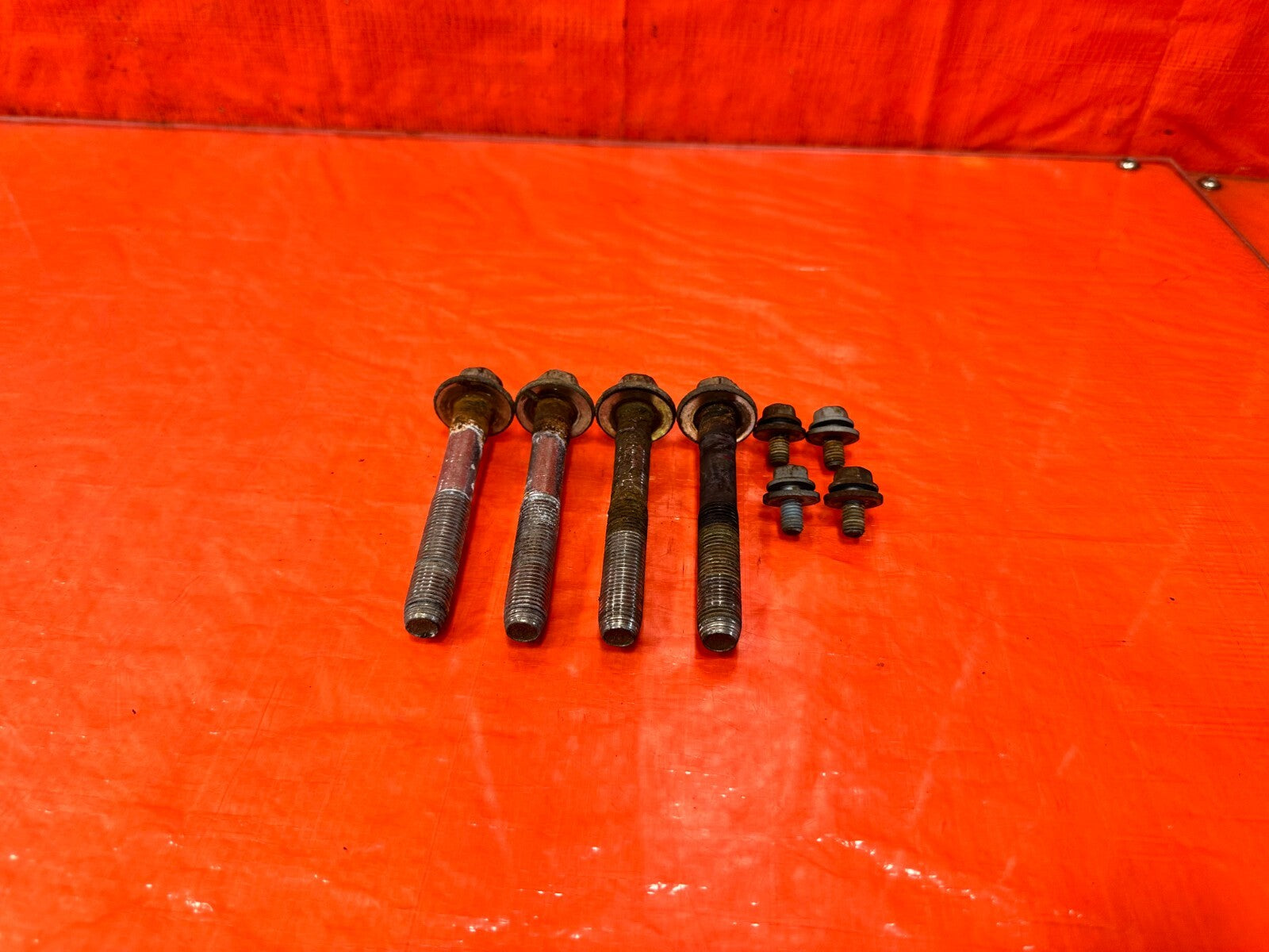 09 14 ACURA TSX   REAR SUBFRAME CROSSMEMBER CARRIER BOLTS   OEM FACTORY #2794