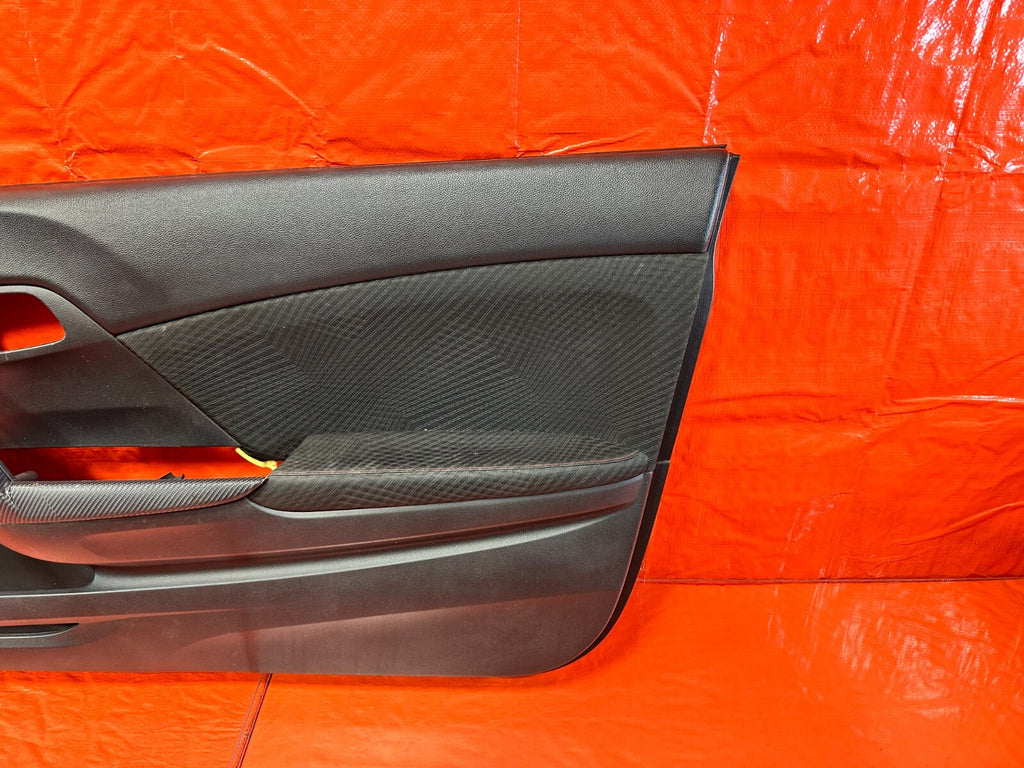 2013 13 HONDA CIVIC SI 2D COUPE   LEFT AND RIGHT DOOR PANELS DOOR PANEL SET #2656