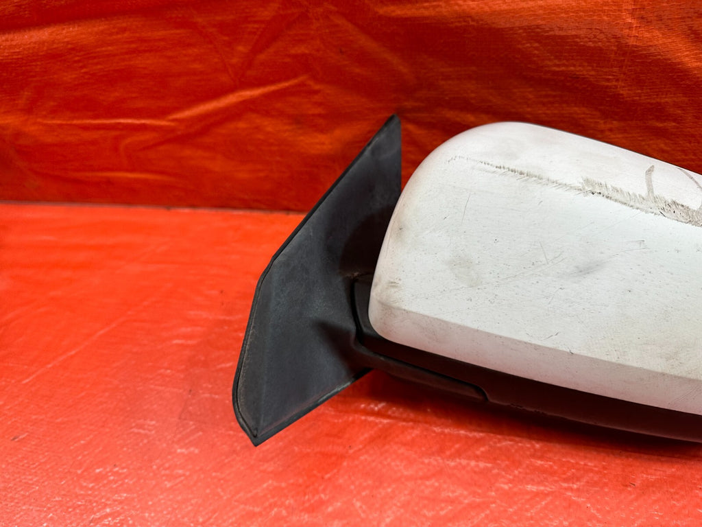 08 15 LANCER EVOLUTION X EVO 10   DRIVER LEFT SIDE VIEW MIRROR WHITE   OEM #2175