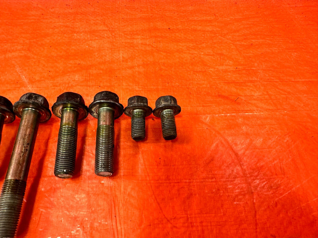 04 08 ACURA TSX   K24A2   FRONT ENGINE MOTOR MOUNT BOLTS HARDWARE   OEM #2911