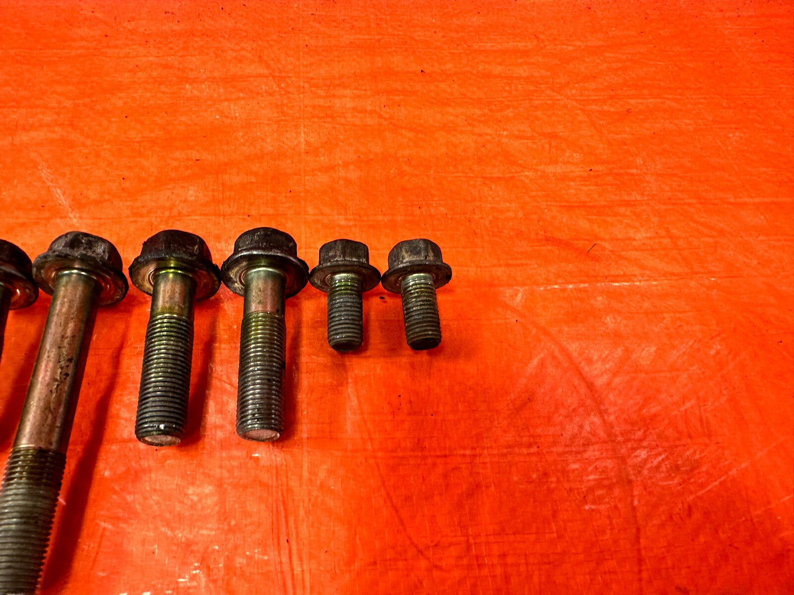 04 08 ACURA TSX   K24A2   FRONT ENGINE MOTOR MOUNT BOLTS HARDWARE   OEM #2911