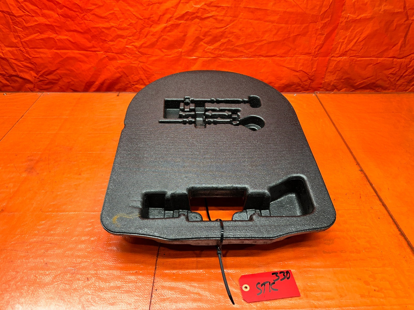 04 08 ACURA TSX 2.4L TRUNK SPARE TIRE TOOL KIT FOAM INSERT OEM #3300