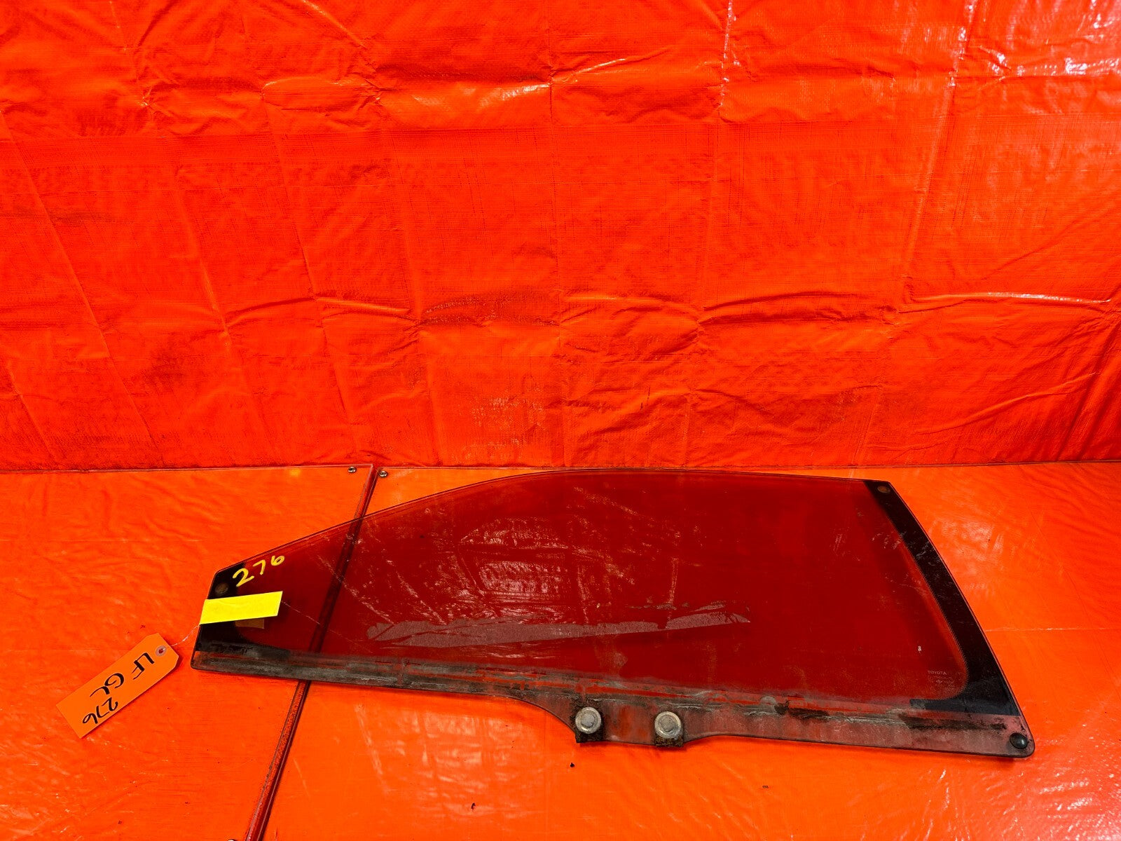 92 94 LEXUS SC300   DOOR GLASS WINDOW   PASSENGER RIGHT SIDE   OEM FACTORY #2760