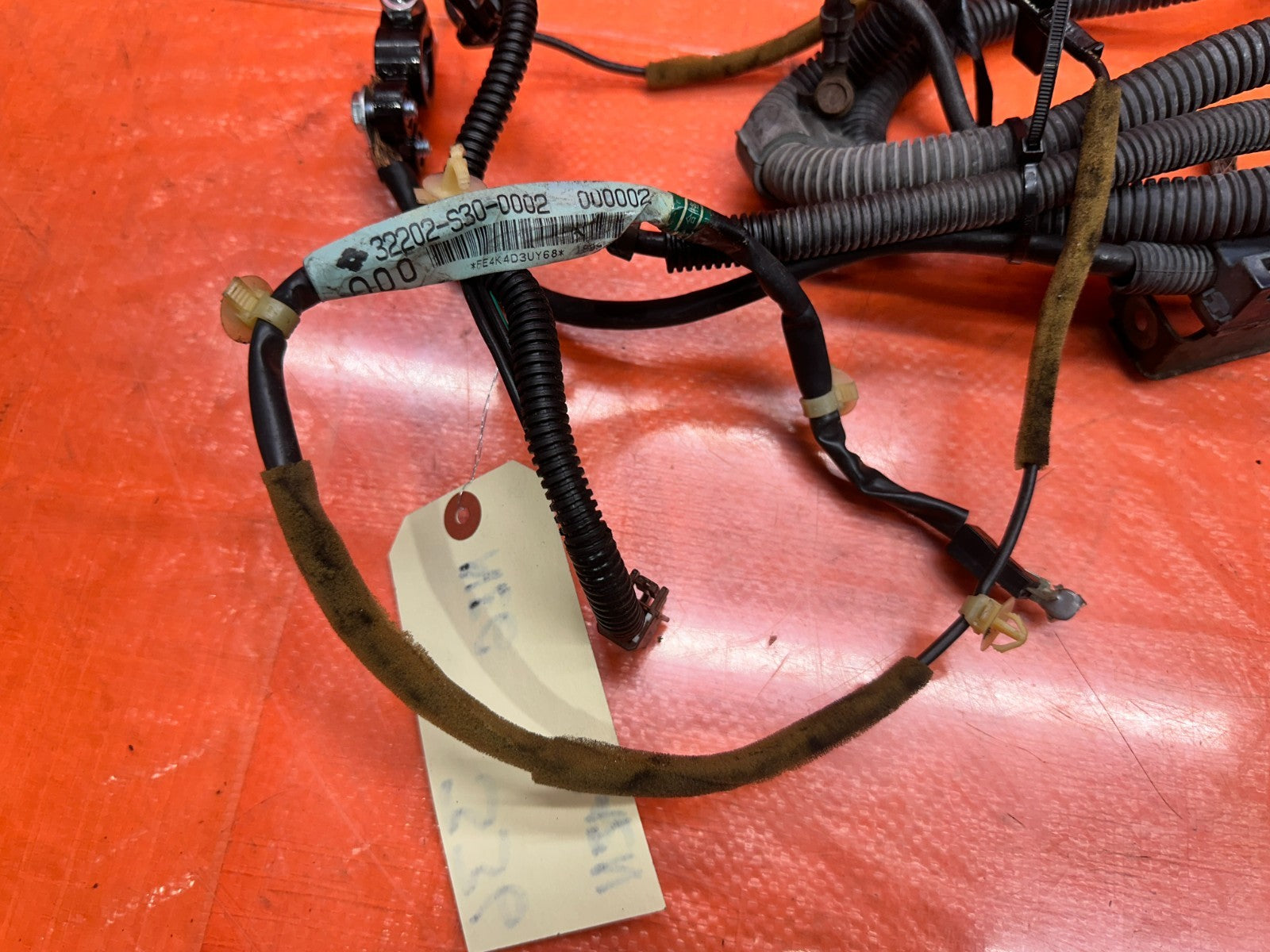 97 01 HONDA PRELUDE 2.2L BATTERY POSITIVE TERMINAL CABLE WIRE HARNESS OEM #33610