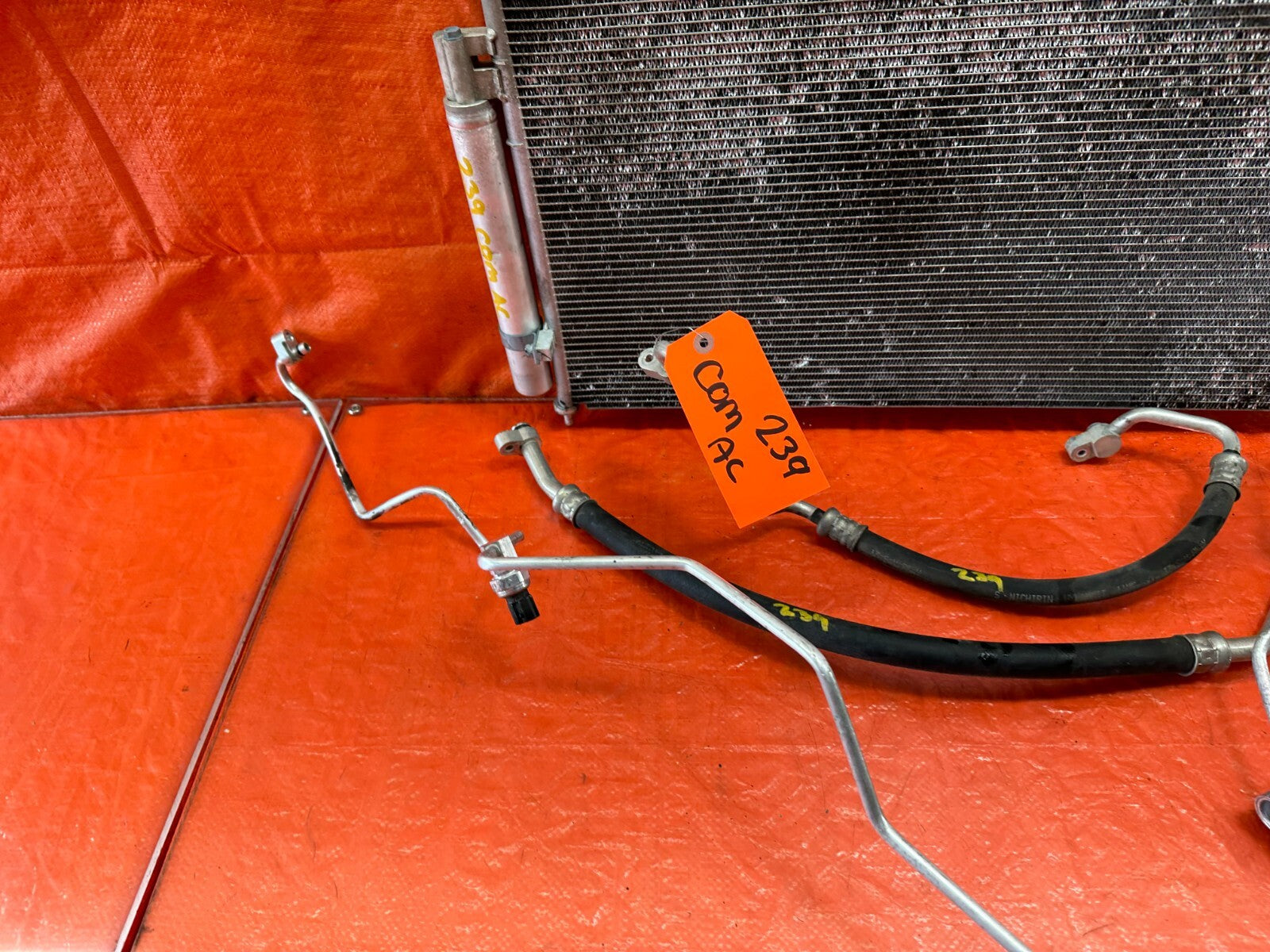08 12 HONDA ACCORD 2.4L   AIR CONDITIONING AC LINE SET LINES HOSES PIPES OEM 2396