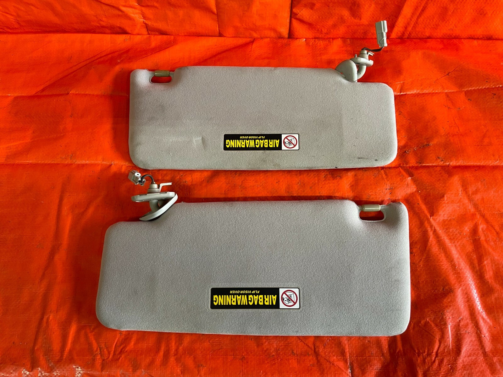 09 12 ACURA RL   SUN VISOR SET   VISORS DRIVER LEFT PASSENGER RIGHT   OEM OE 0