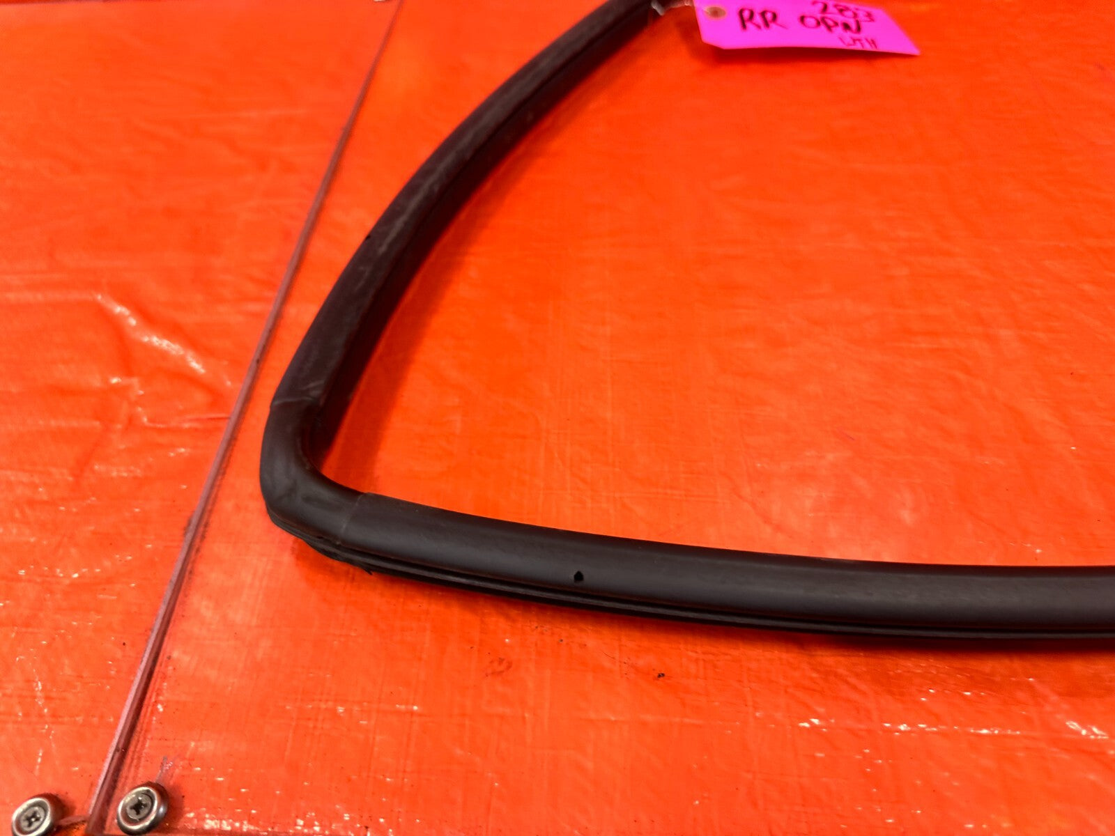 08 14 SUBARU WRX WAGON   CHASSIS TO DOOR OPEN TRIM WEATHER STRIP RIGHT REAR #2839